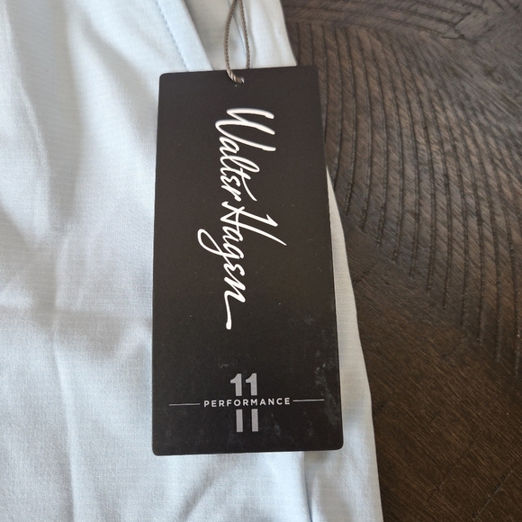 Walter Hagen Men's P11 Micro Lines Performance Golf Shorts Soft Blue Size 36 New - Picture 4 of 11